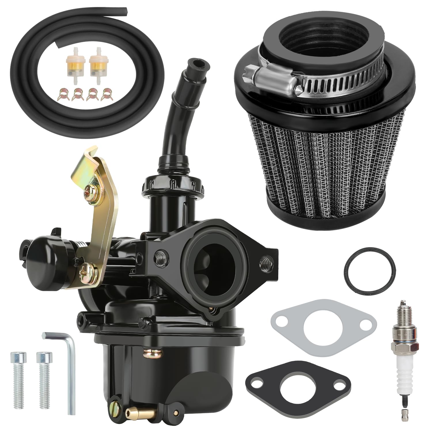Amazon.com: YOXUFA PZ19 Carburetor 19mm Carb Cable Choke for